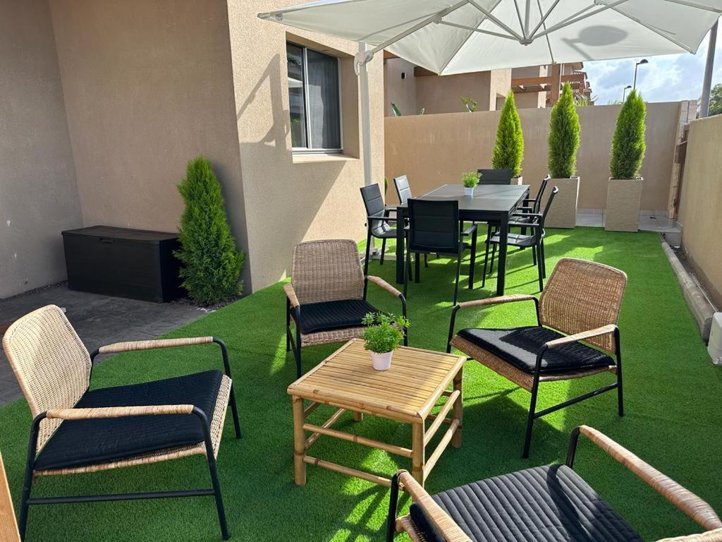 Golf Tenerife South XX Wheel Accessible Shower XX Free Wifi XX Private Pool 30 Degrees XX Two Terraces 30M2X60M2 Xxfree Parking XX Mountain View XX Flatscreen 65 Inch XX 圣米格尔德阿沃纳 外观 照片