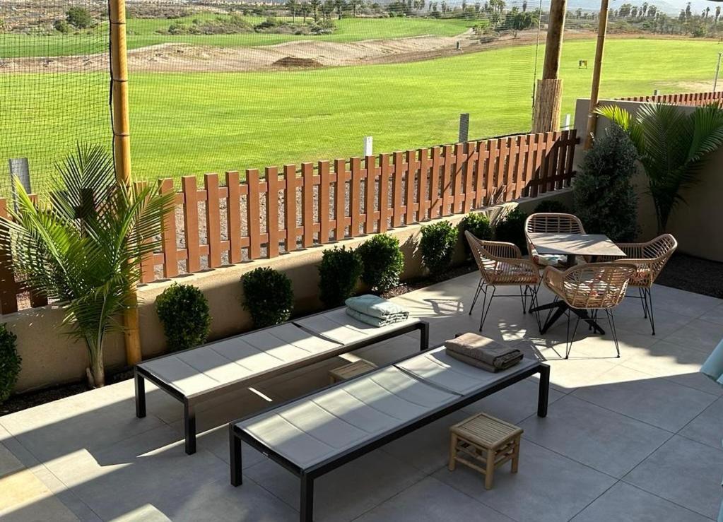 Golf Tenerife South XX Wheel Accessible Shower XX Free Wifi XX Private Pool 30 Degrees XX Two Terraces 30M2X60M2 Xxfree Parking XX Mountain View XX Flatscreen 65 Inch XX 圣米格尔德阿沃纳 外观 照片